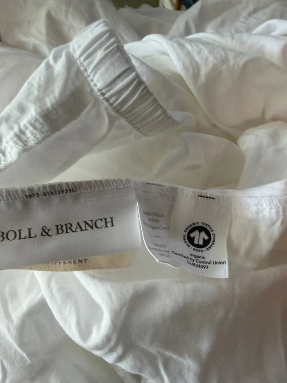 NEW 4 PC TWIN XL BOLL & BRANCH Hotel-Style White fitted Sheet  SIGNATURE fabric